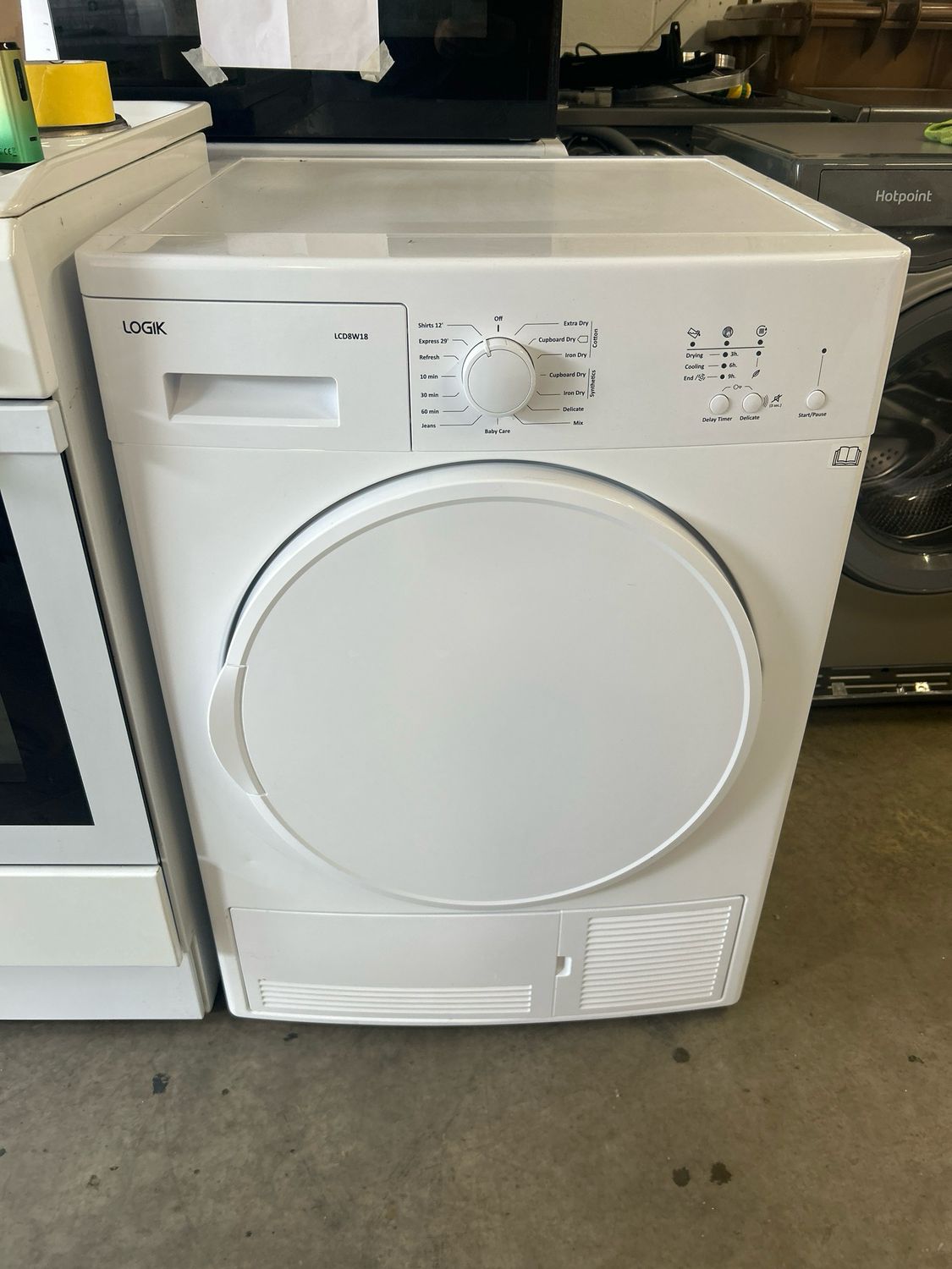Logik 8KG Condenser Tumble Dryer White
