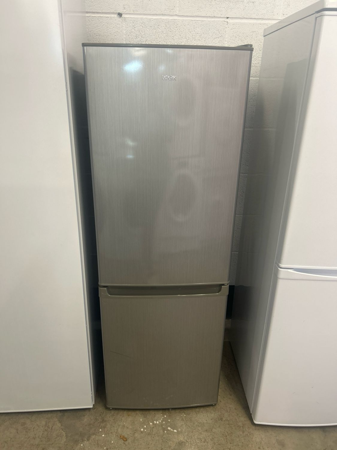 Logik Fridge Freezer Silver H142cm W49cm
