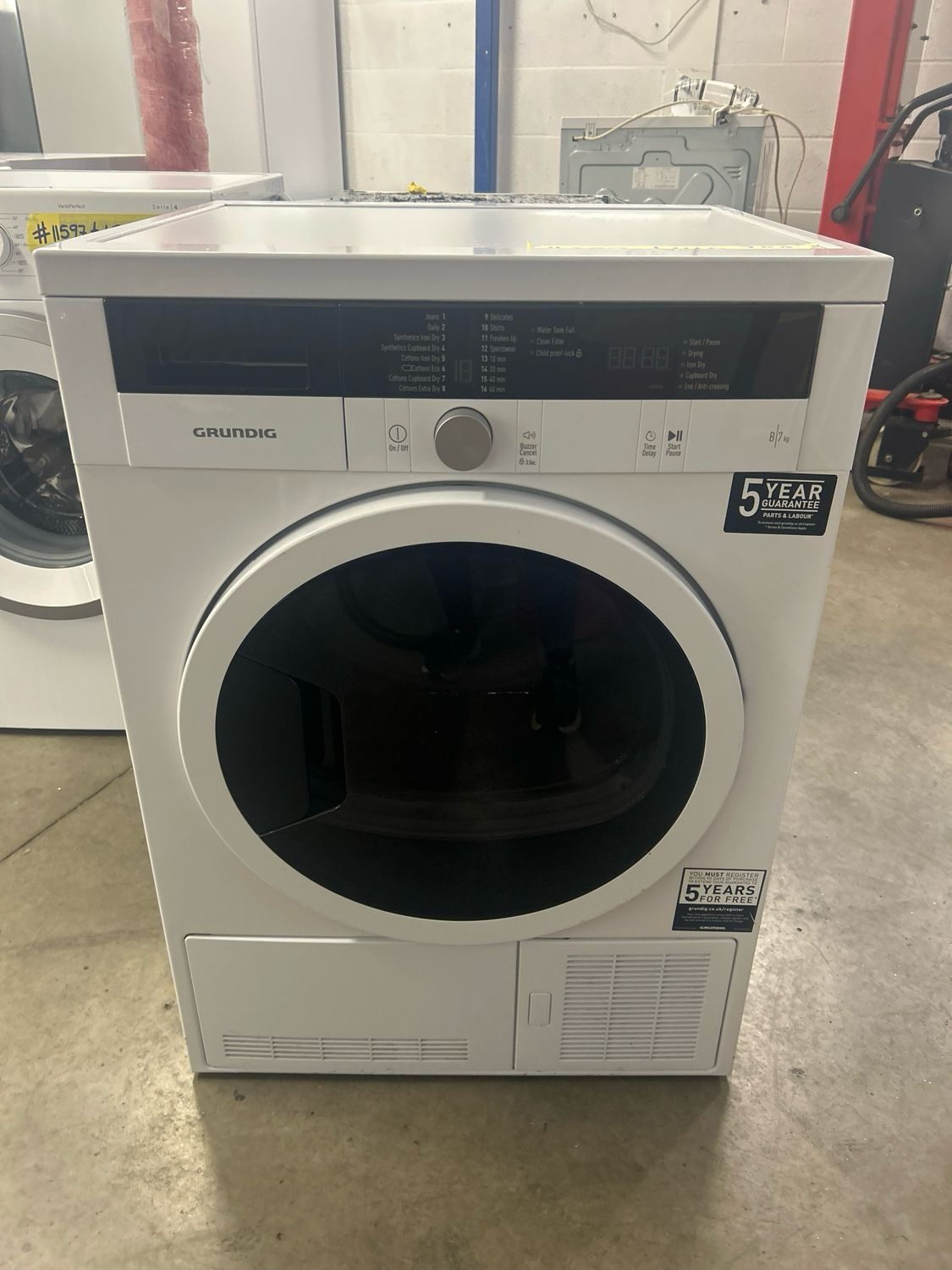 Grundig 7KG Condenser Tumble Dryer White