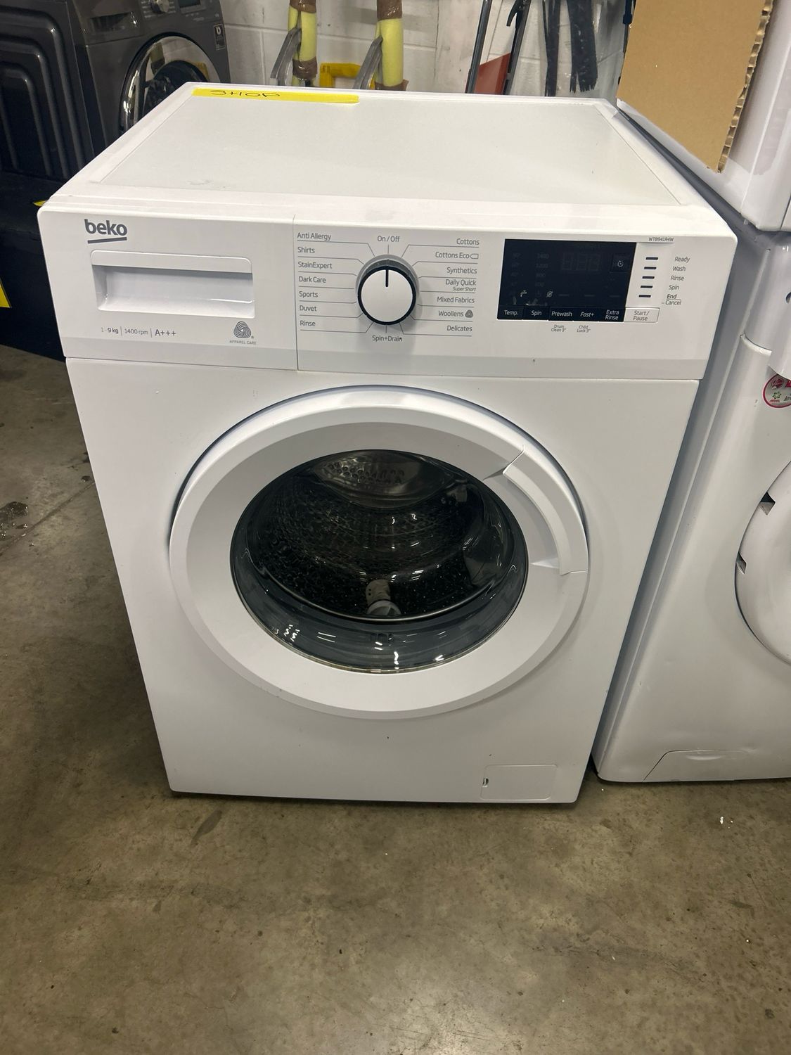 Beko 9KG 1400RPM Washing Machine White