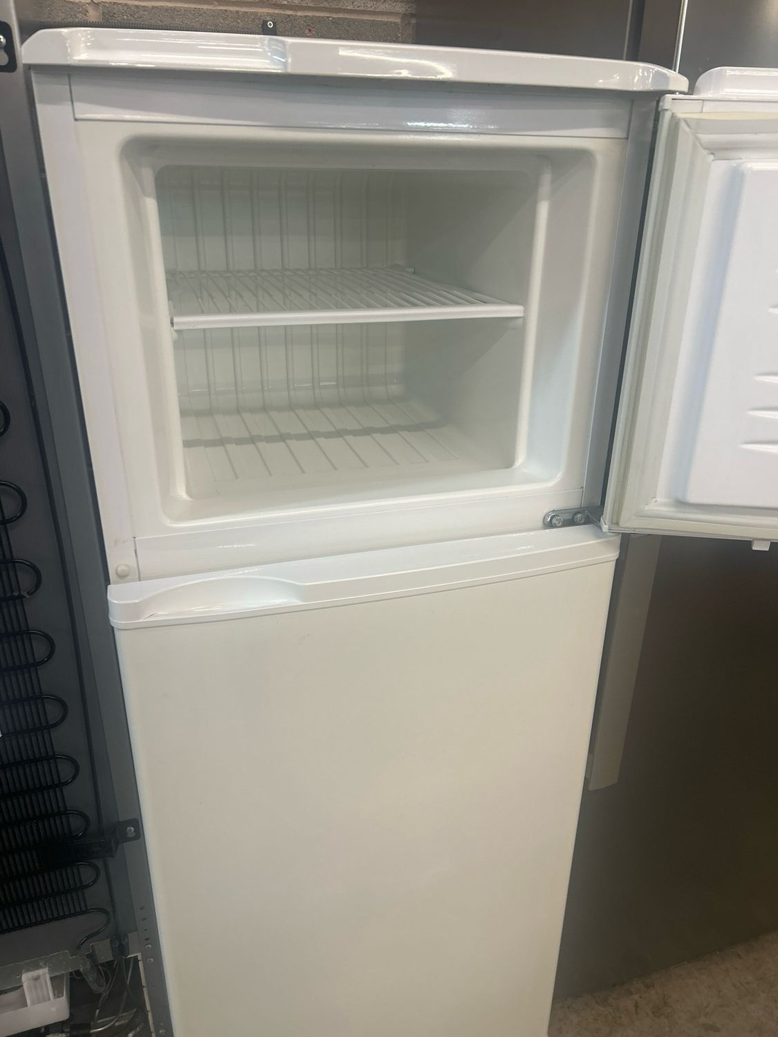 Panache Fridge Freezer White H124cm W49cm D58cm Top Freezer