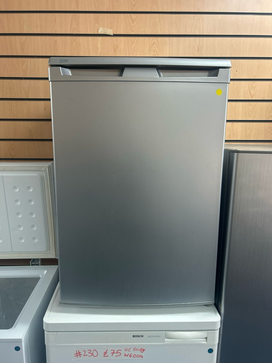 Beko Under Counter Freezer Silver W55cm