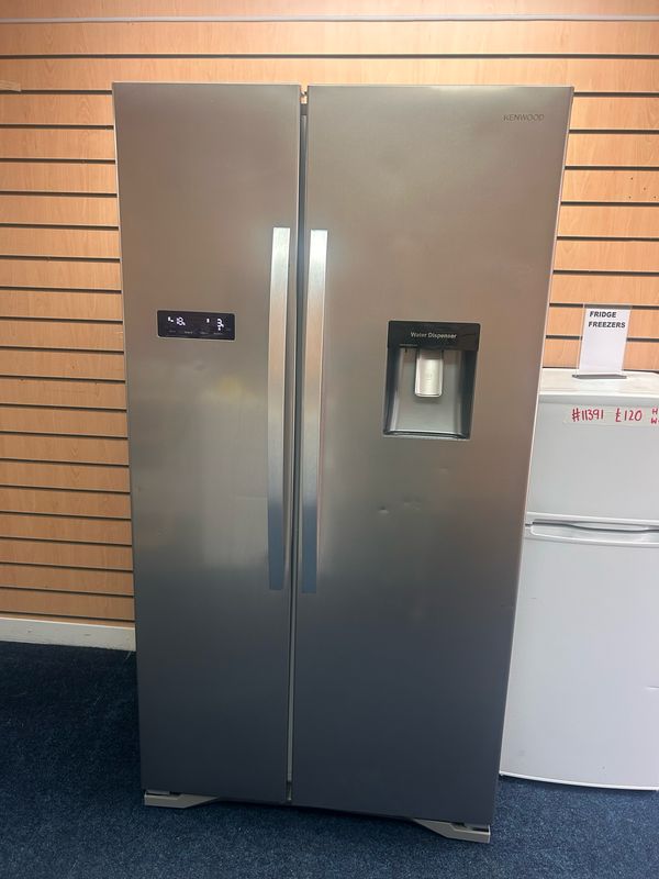 Kenwood KSBDX15 American Fridge Freezer Silver W91cm H177cm D68cm