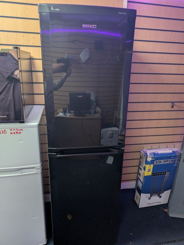 Beko Frost Free Fridge Freezer H182cm W54cm D55cm Silver