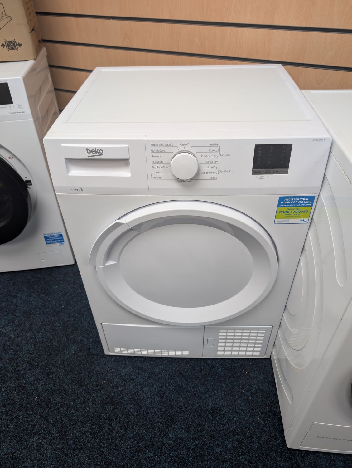 Beko 7KG Condenser Tumble Dryer White