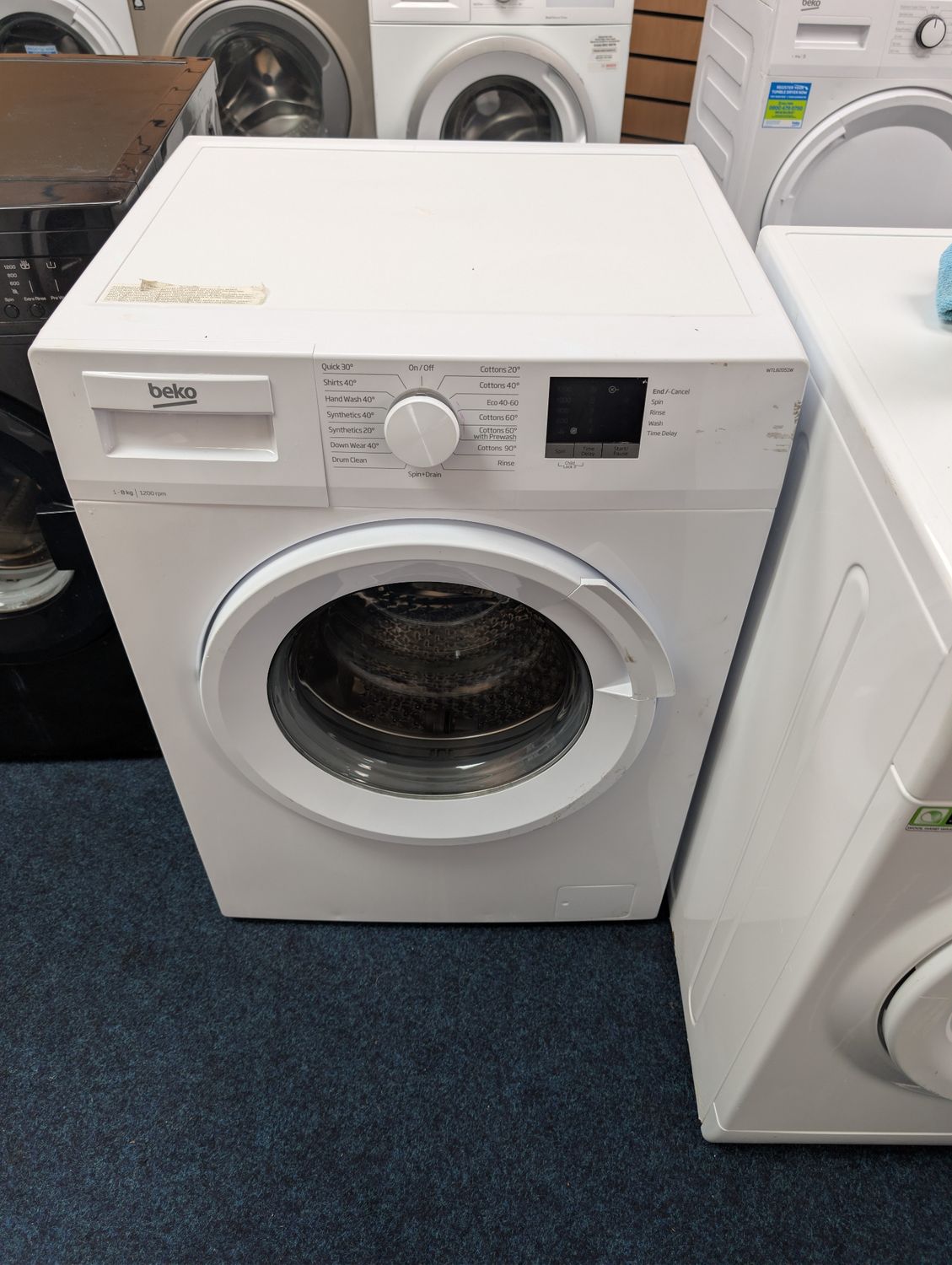 Beko WTL82051W 8KG 1200rpm Washing Machine White