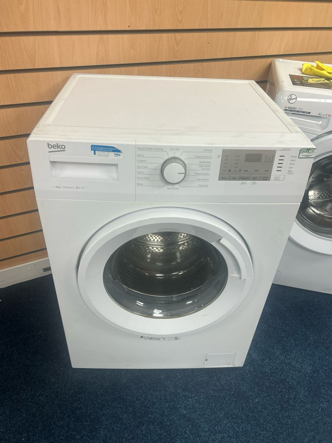 Beko WTG841B2W 8KG 1400rpm Washing Machine White