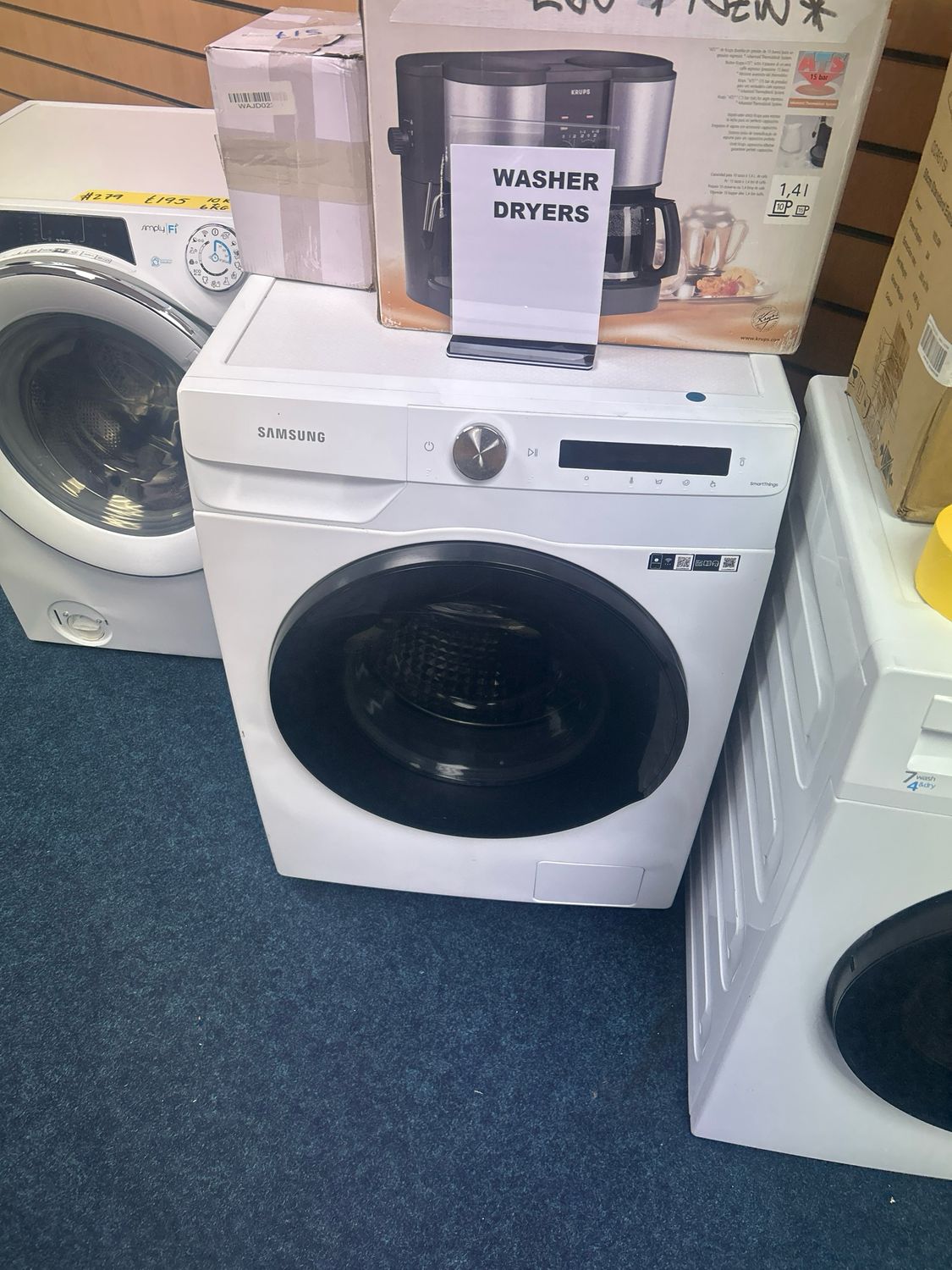 Samsung WD80T534DBW 8KG/5KG Washer Dryer White
