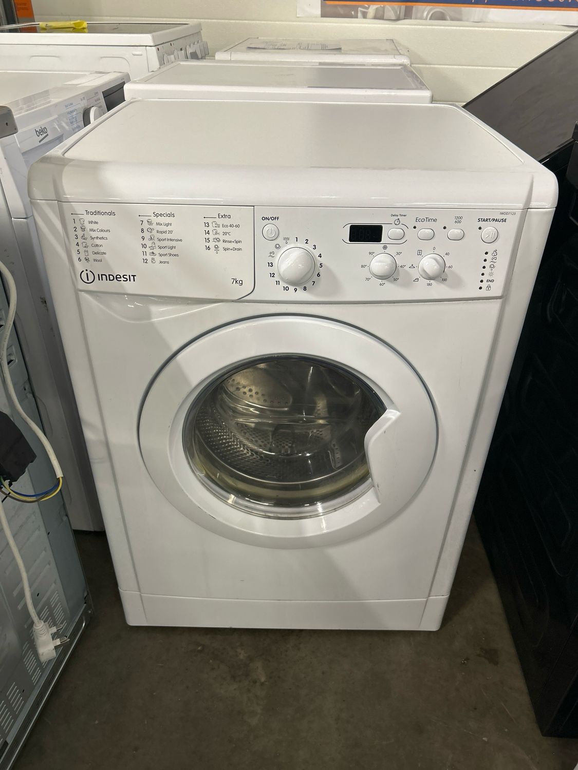 Indesit IWDD7123 7KG 1200rpm Washing Machine White