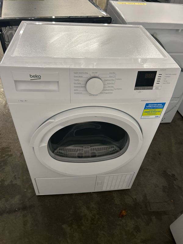 Beko DTP71151W 7KG Heat Pump Condenser Tumble Dryer White
