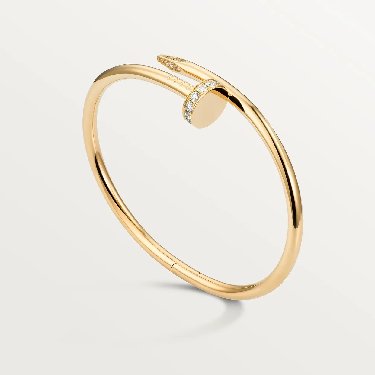 Juste un Clou bracelet, classic model, diamonds