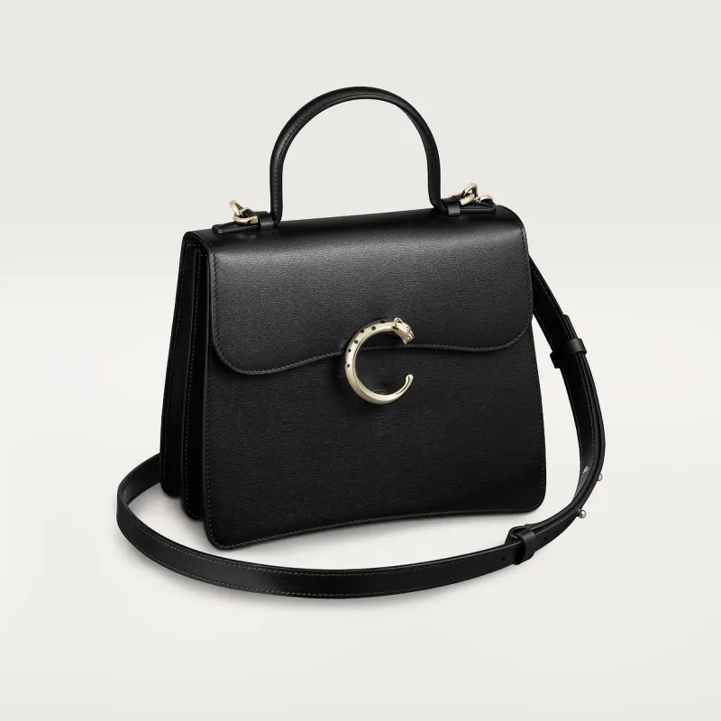 Small model handle bag, Panthère C de Cartier