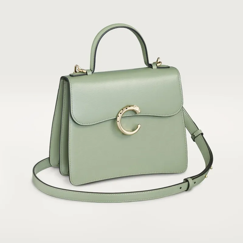 Small model handle bag, Panthère C de Cartier