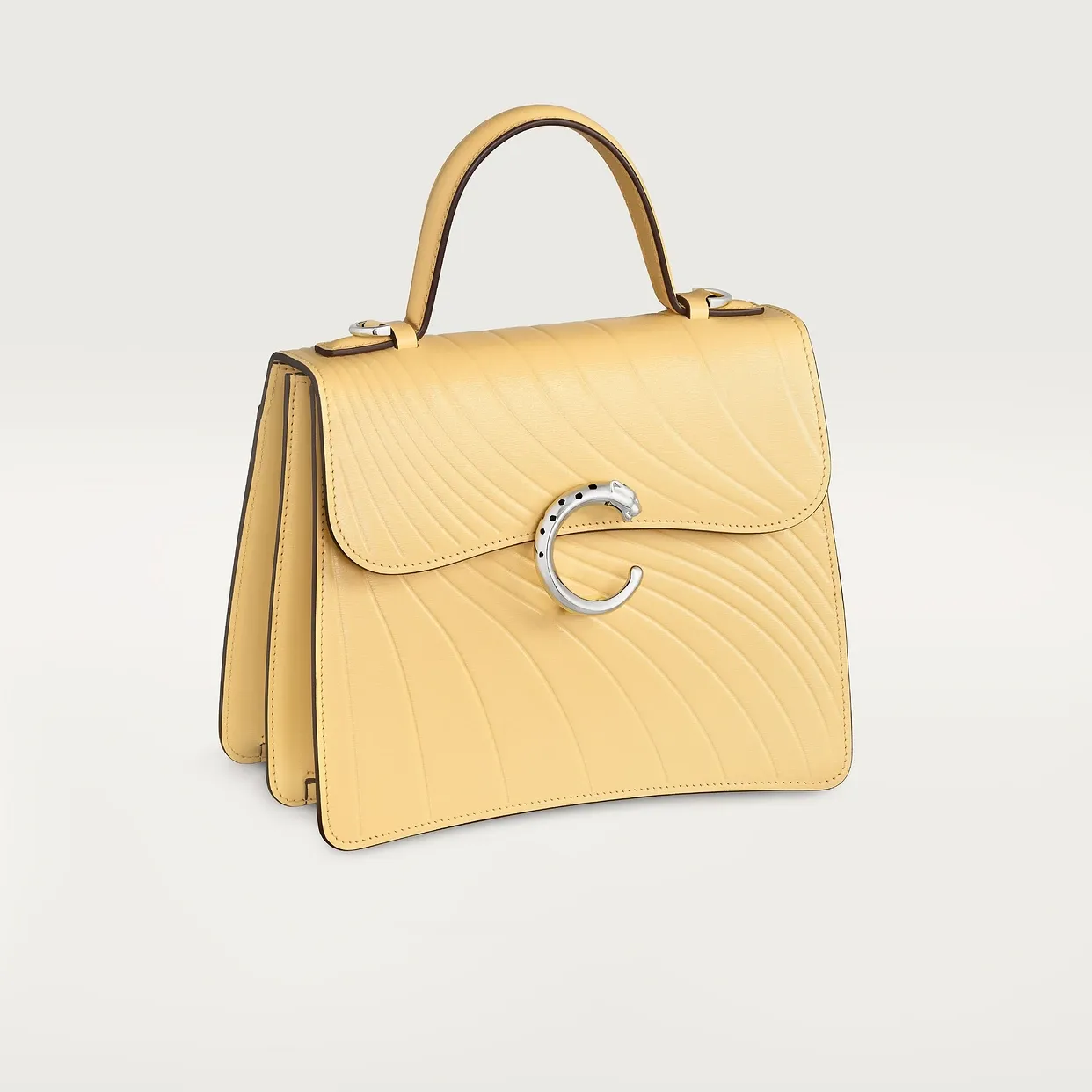 Small model handle bag, Panthère C de Cartier