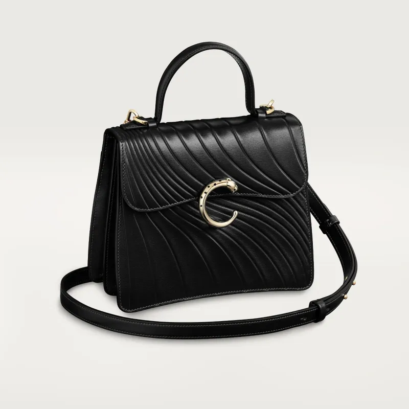 Small model handle bag, Panthère C de Cartier
