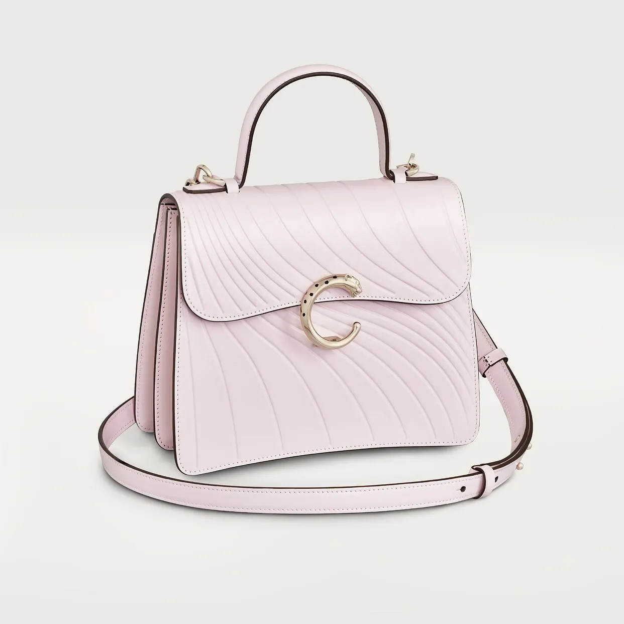 Small model handle bag, Panthère C de Cartier