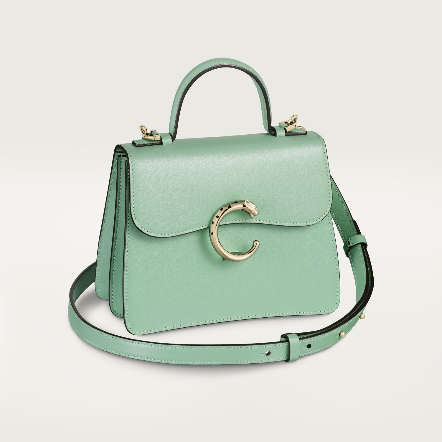 Handle bag mini, Panthère C de Cartier
