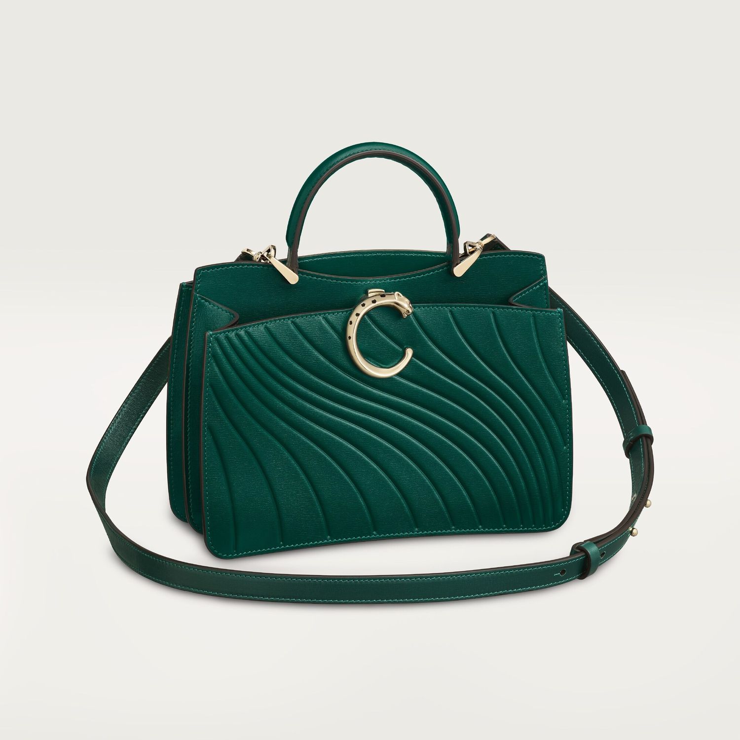 Handle bag mini, Panthère C de Cartier