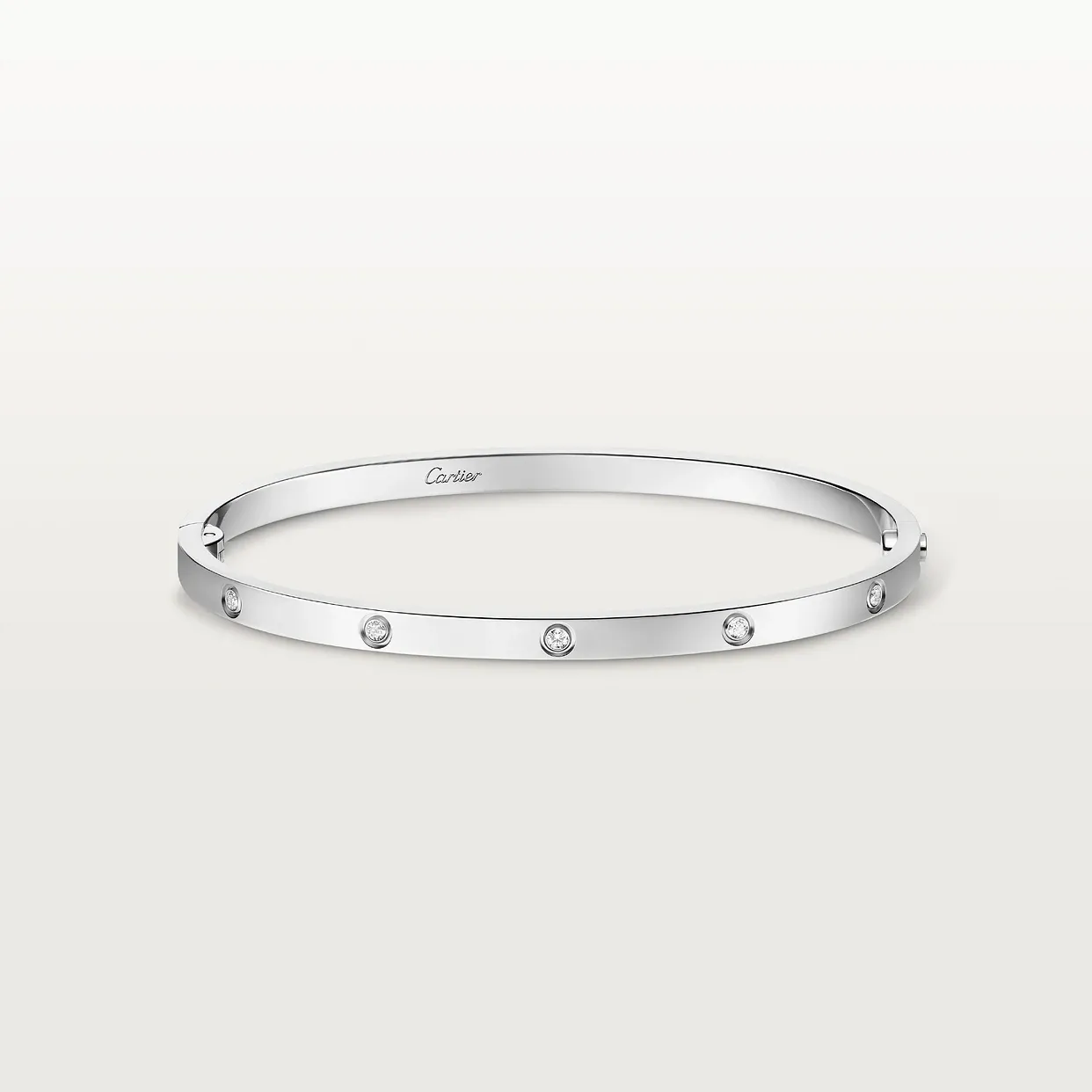 LOVE bracelet, small model, 10 diamonds
