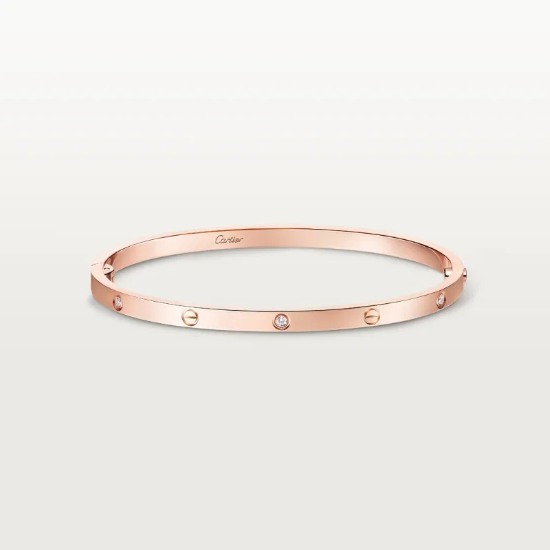 LOVE bracelet, small model, 6 diamonds