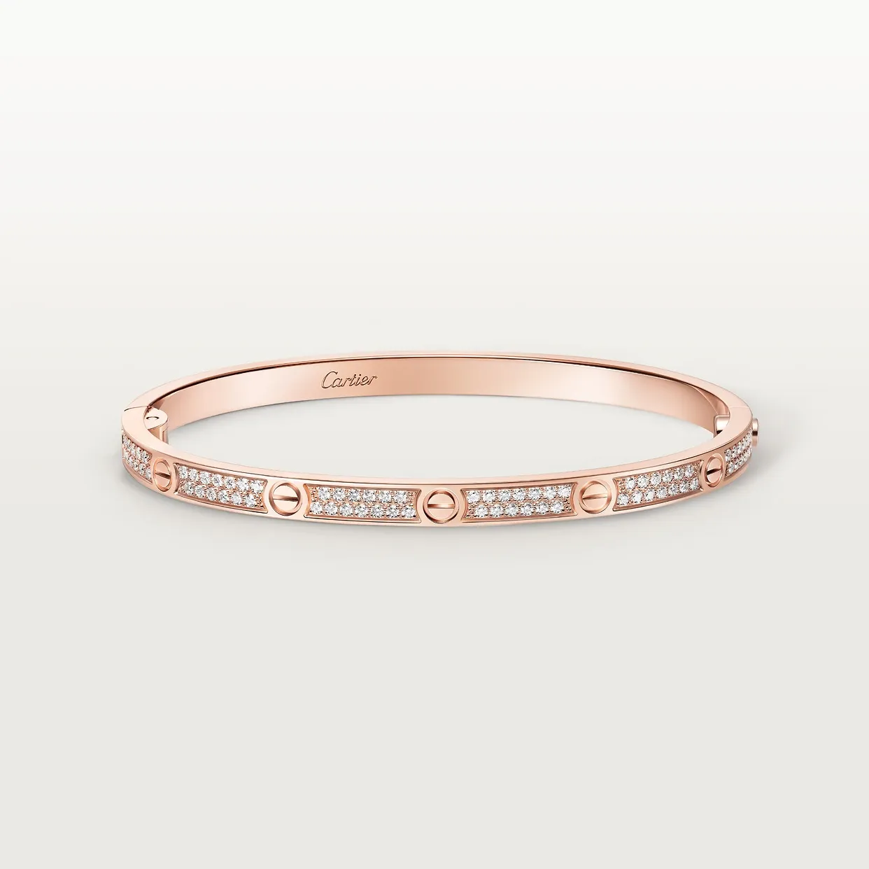LOVE bracelet, small model, paved