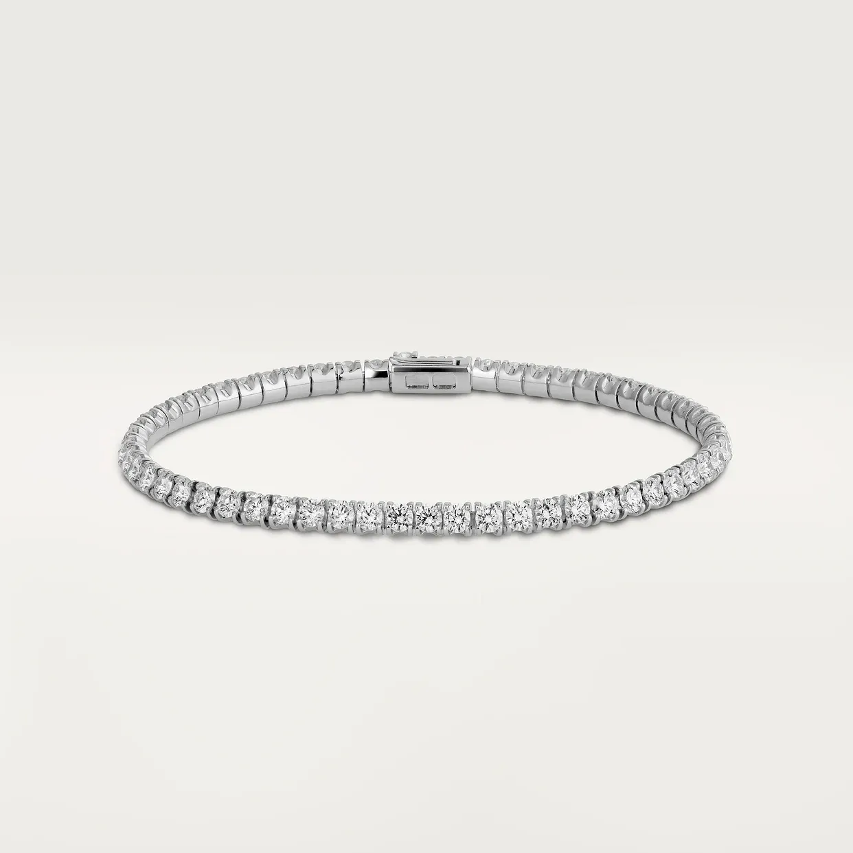 Essential Lines bracelet, brilliant-cut diamonds