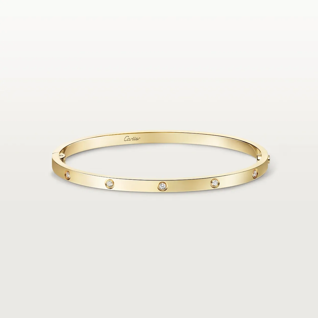 LOVE bracelet, small model, 10 diamonds
