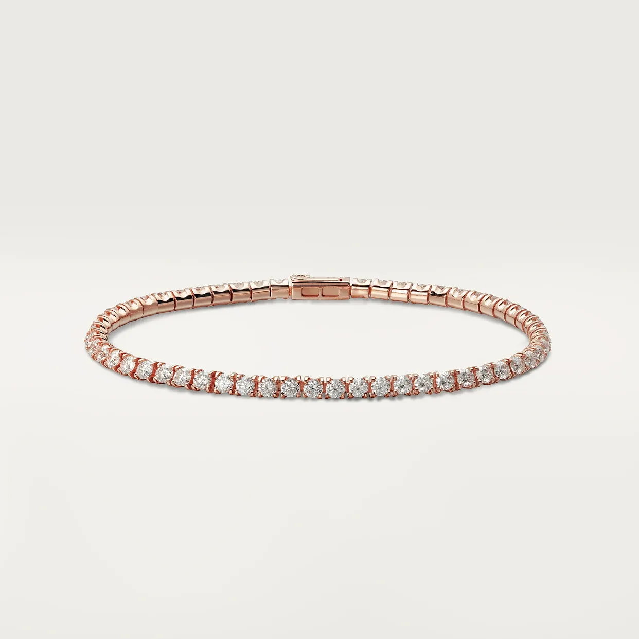 Essential Lines bracelet, brilliant-cut diamonds