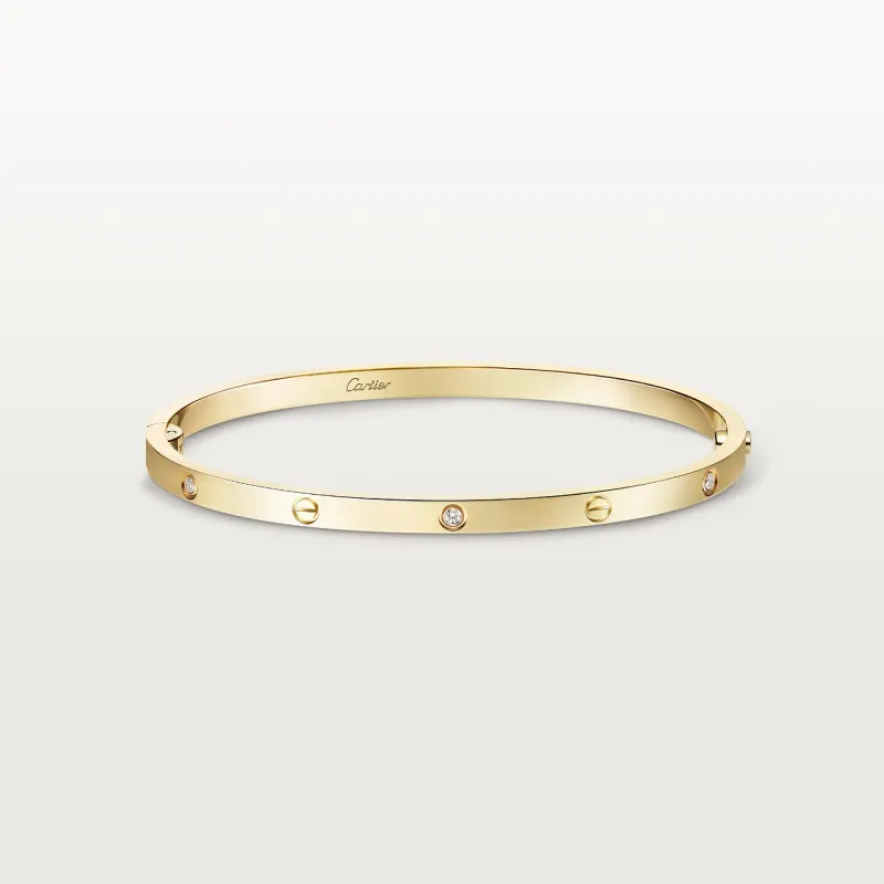 LOVE bracelet, small model, 6 diamonds