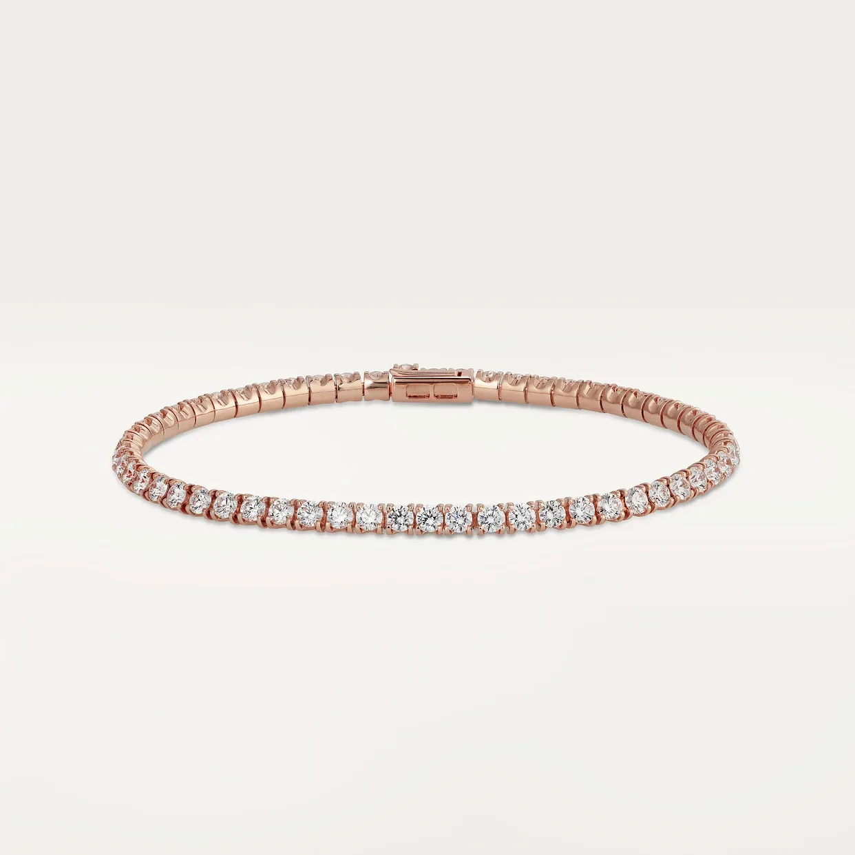 Essential Lines bracelet, brilliant-cut diamonds