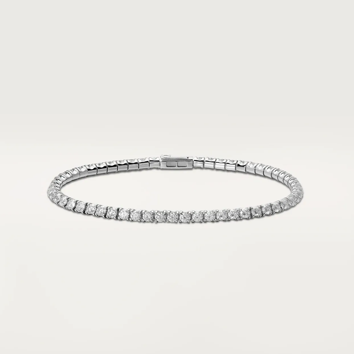 Essential Lines bracelet, brilliant-cut diamonds