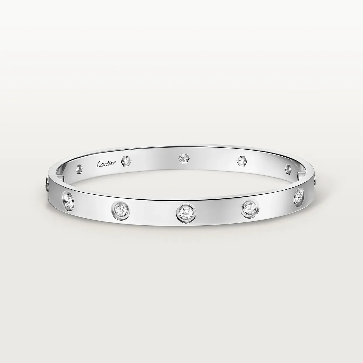 LOVE bracelet, classic model, 10 diamonds