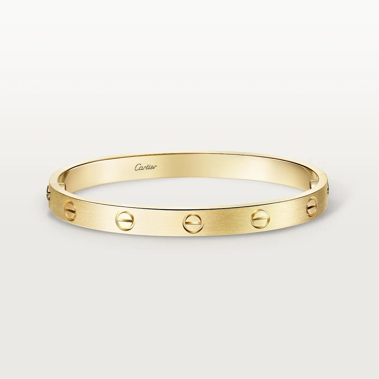 LOVE bracelet, classic model, brushed