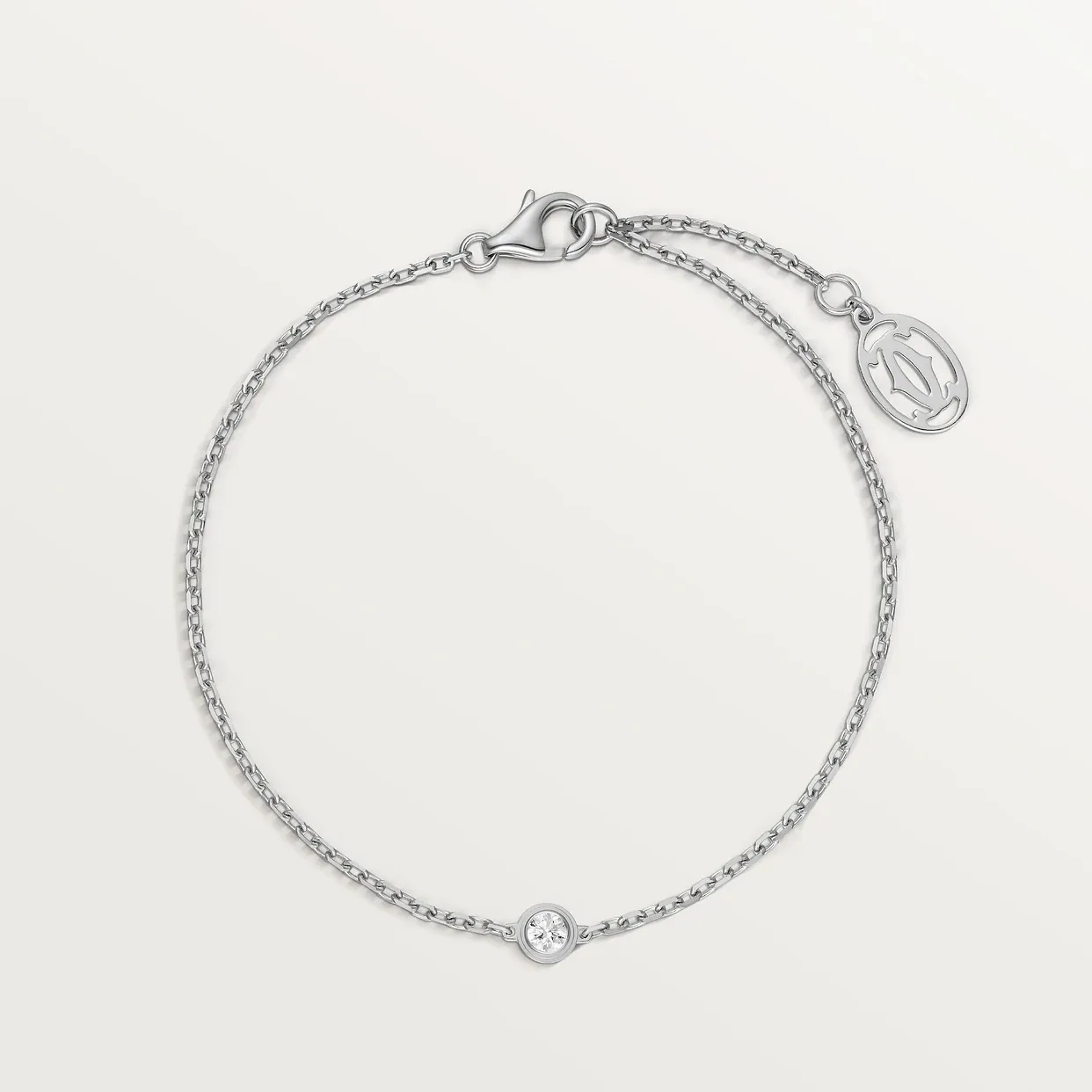 Cartier d&#39;Amour bracelet, brilliant-cut diamond, mini model