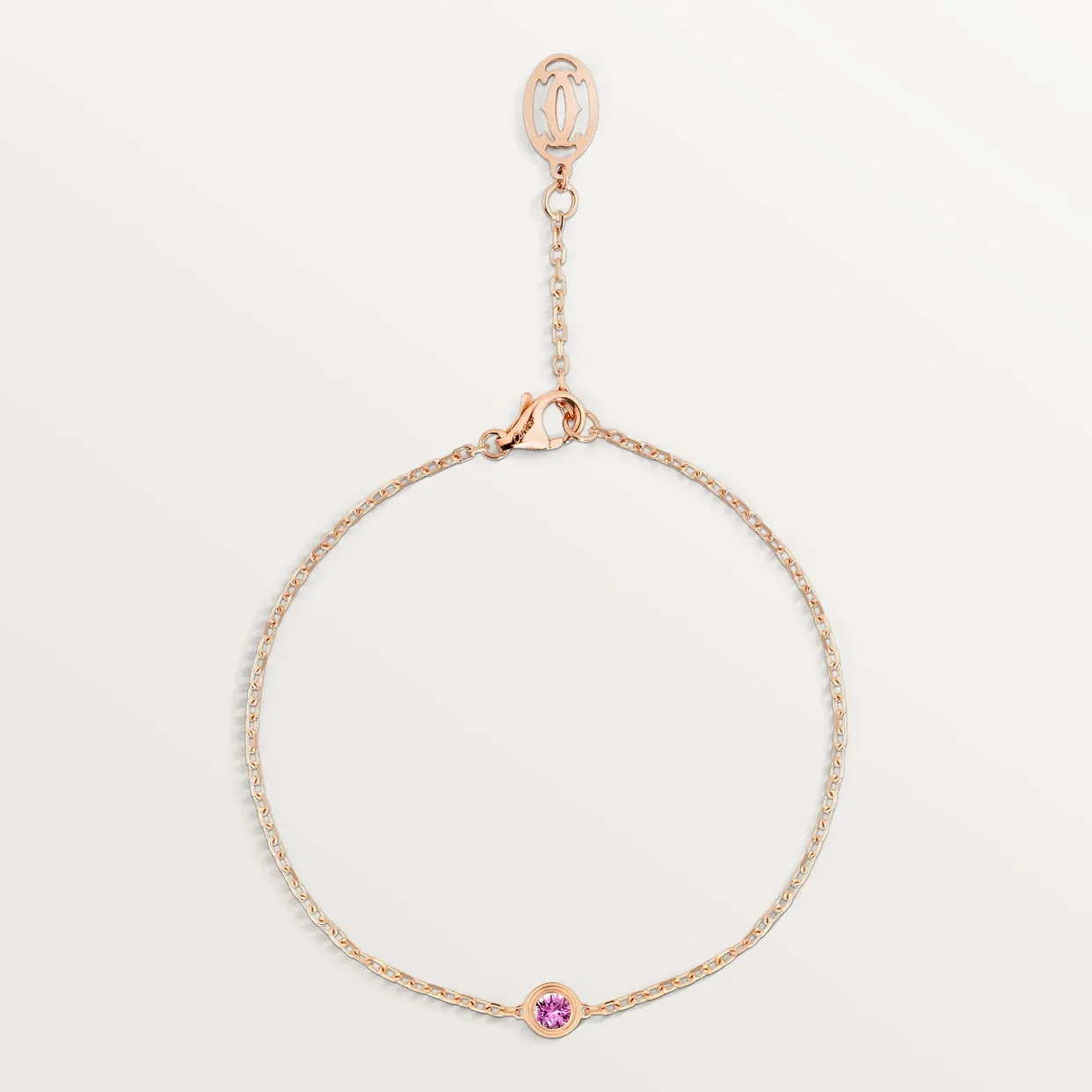 Cartier d&#39;Amour bracelet, pink sapphire
