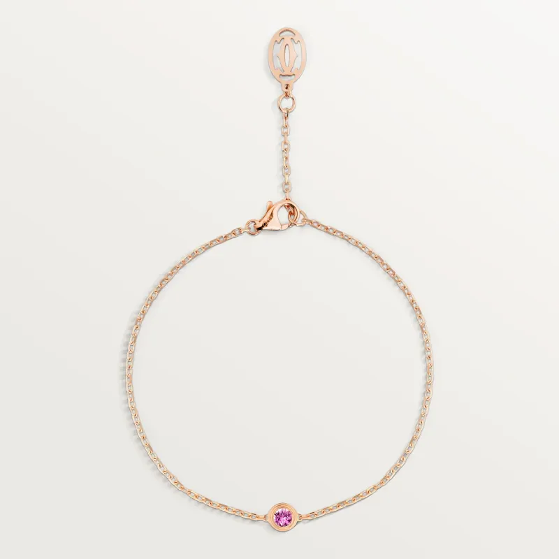 Cartier d&#39;Amour bracelet, pink sapphire