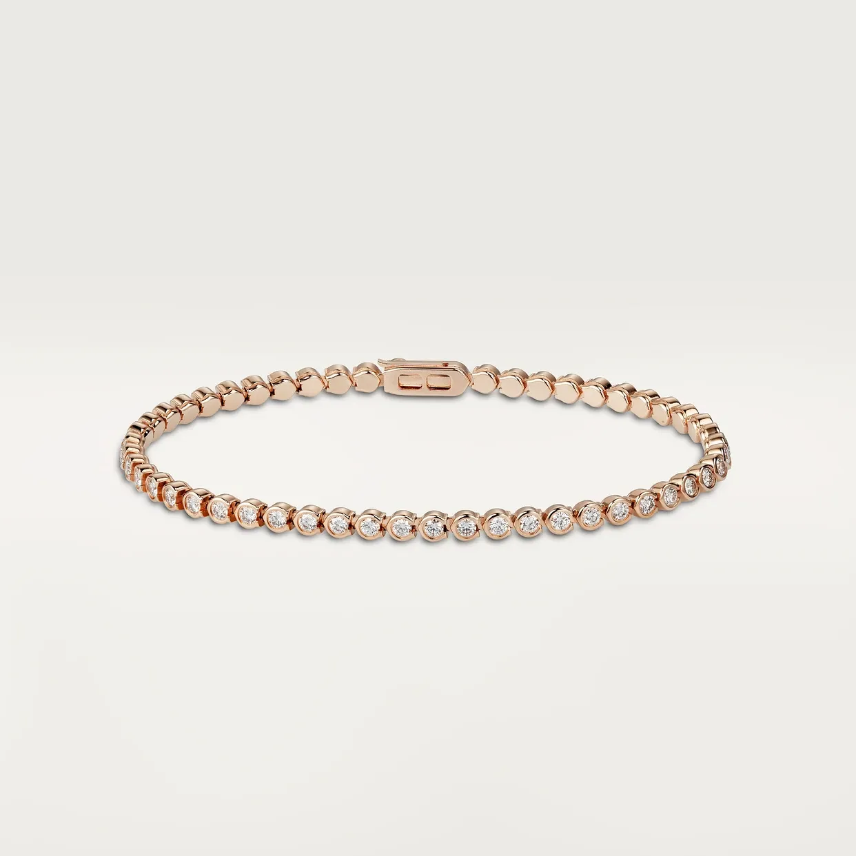 Essential Lines bracelet, brilliant-cut diamonds
