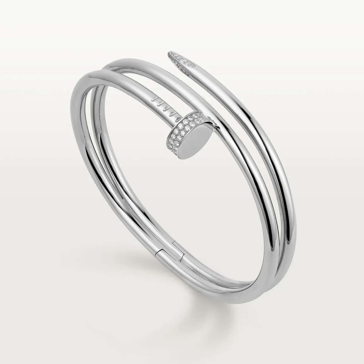 Juste un Clou bracelet, double, diamonds
