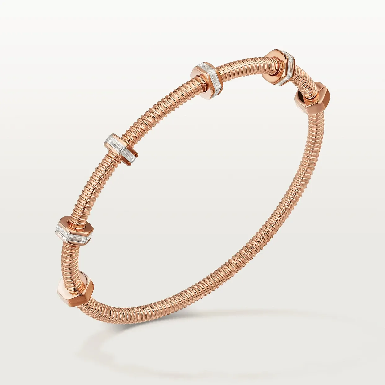 Ecrou de Cartier bracelet, diamonds