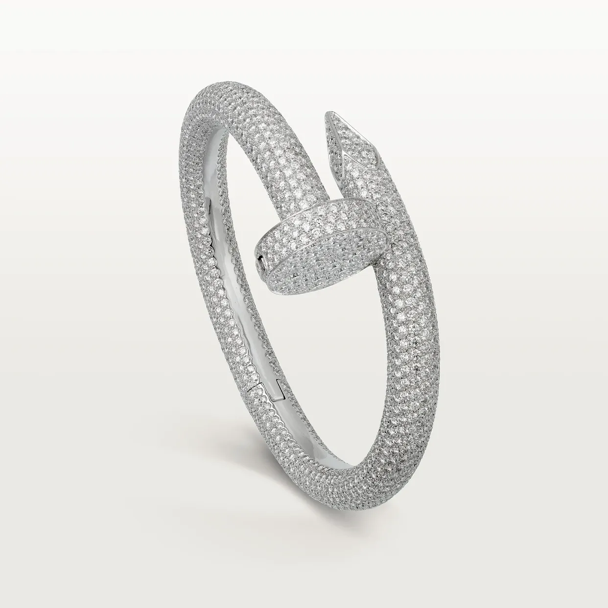 Juste un Clou bracelet, extra-large model, paved