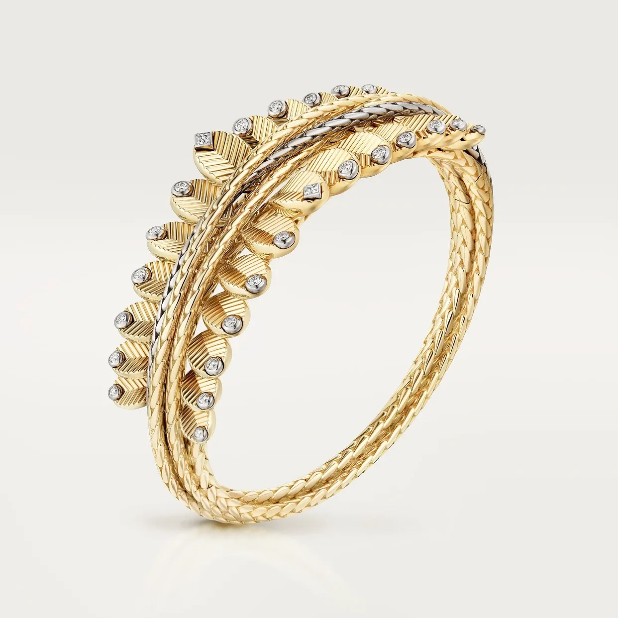 Grain de Café bracelet, diamonds