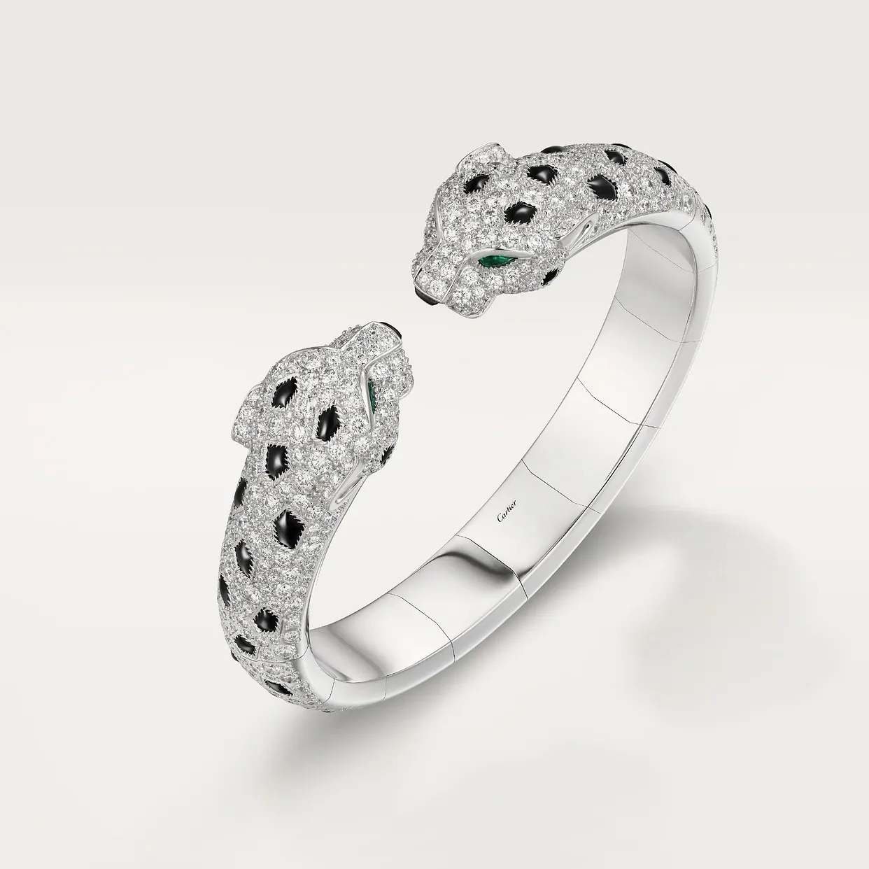 Panthère de Cartier bracelet, articulated, paved