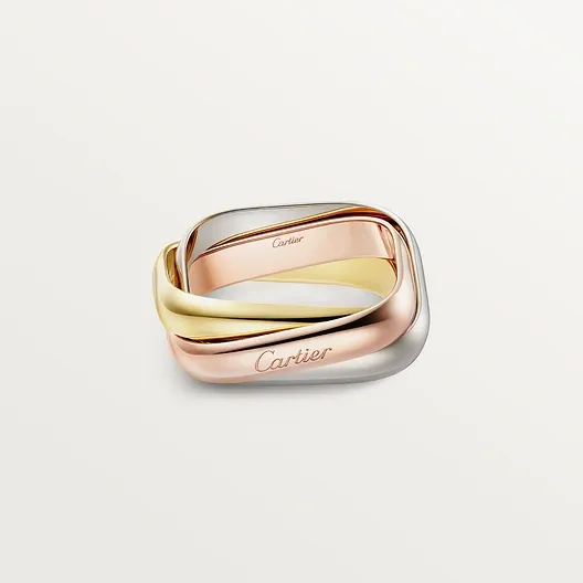 Trinity cushion ring, classic model
