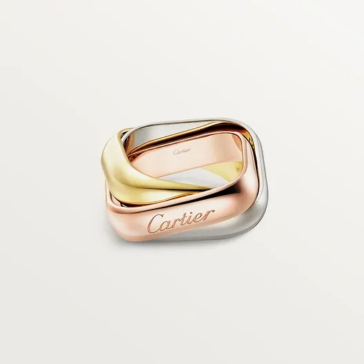 Trinity cushion ring, large model