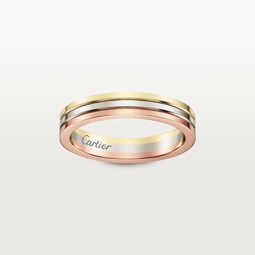 Vendome Louis Cartier wedding ring, width 3.5 mm