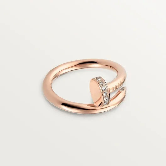 Juste un Clou ring, classic model, diamonds