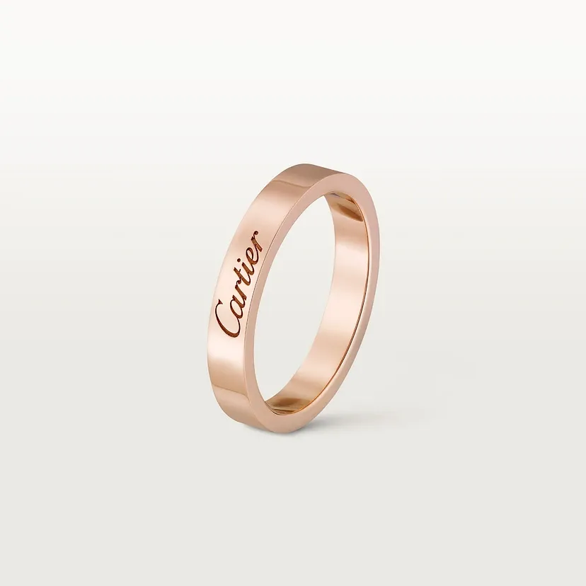 C de Cartier wedding ring, width 3 mm