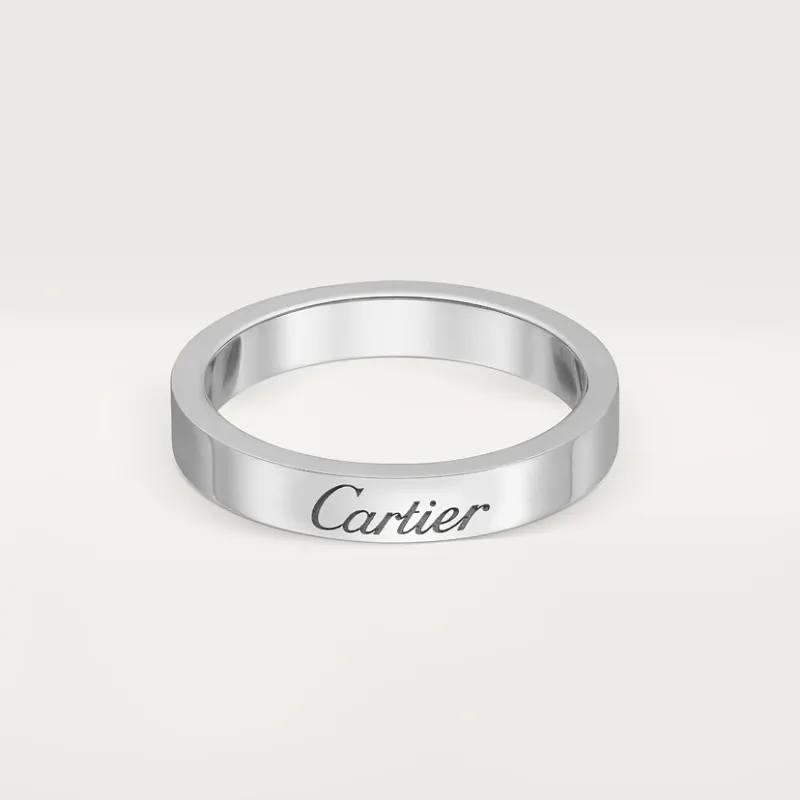 C de Cartier wedding ring, width 3 mm