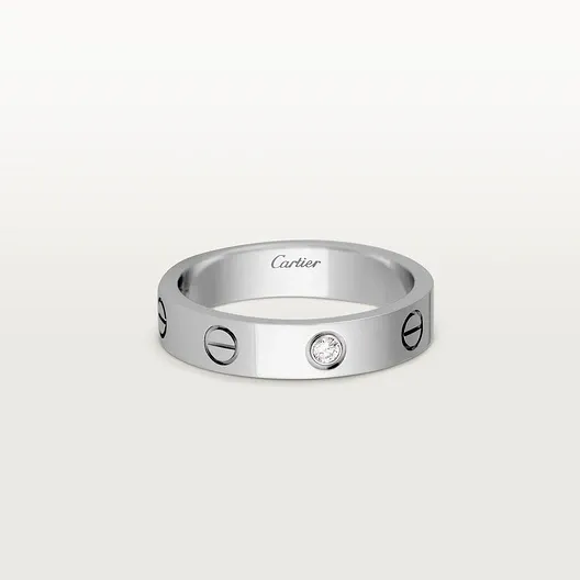 LOVE ring, small model, 1 diamond
