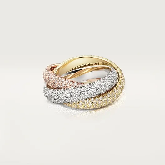 Trinity ring, large model, paved